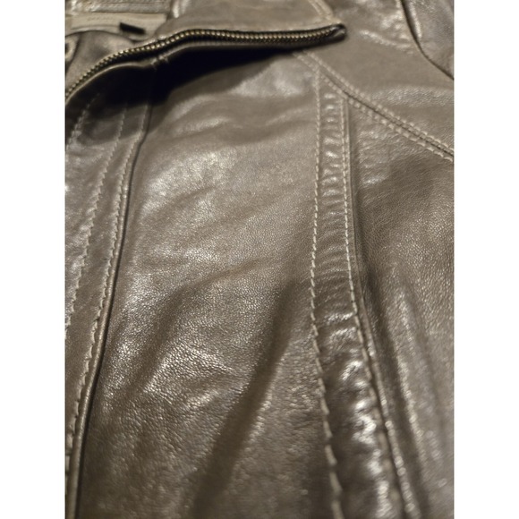 Marc New York Green Leather Jacket - Picture 8 of 15